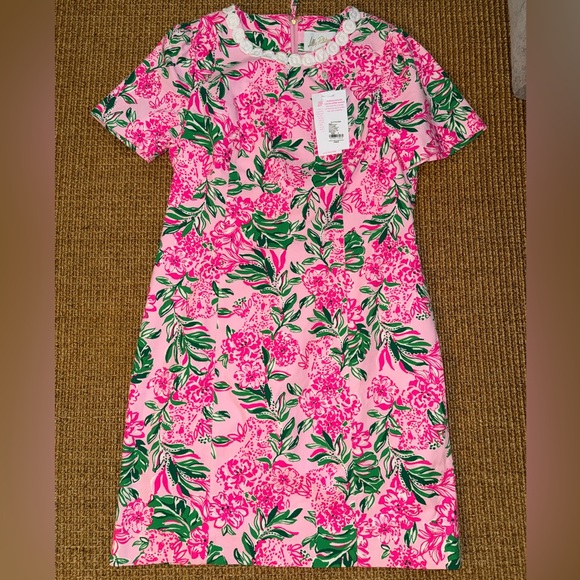 Lilly Pulitzer Dresses & Skirts - NWT Lilly Pulitzer Koala La La Conch Shell Pink Mila Stretch Sheath Dress 6